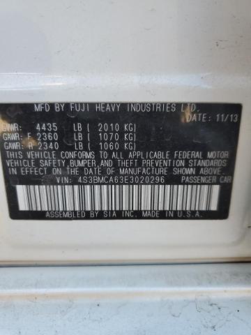 4S3BMCA63E3020296 Subaru Legacy 2.5i