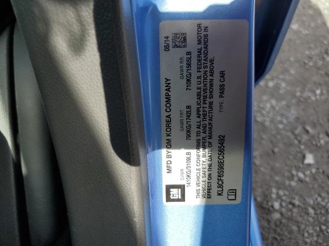 KL8CF6S98EC565492 Chevrolet Spark 2lt
