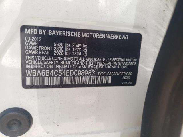 WBA6B4C54ED098983 BMW 650 Xi Gran Coupe