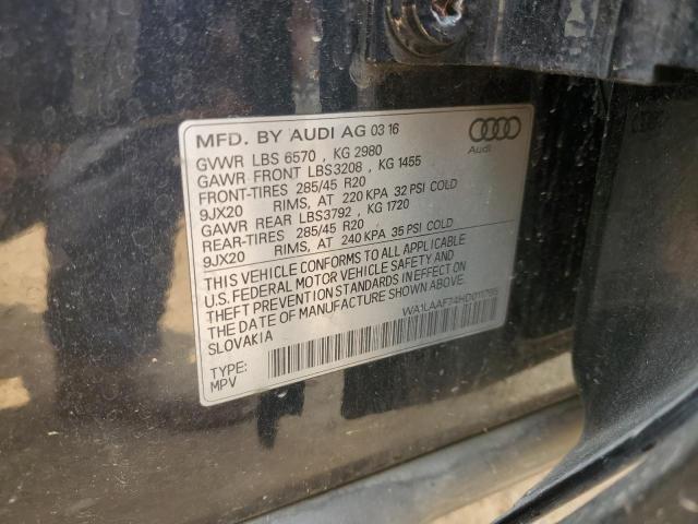 WA1LAAF74HD011795 Audi Q7 Premium Plus