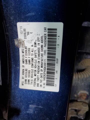 1HGCR2F4XGA089171 Honda ACCORD LX