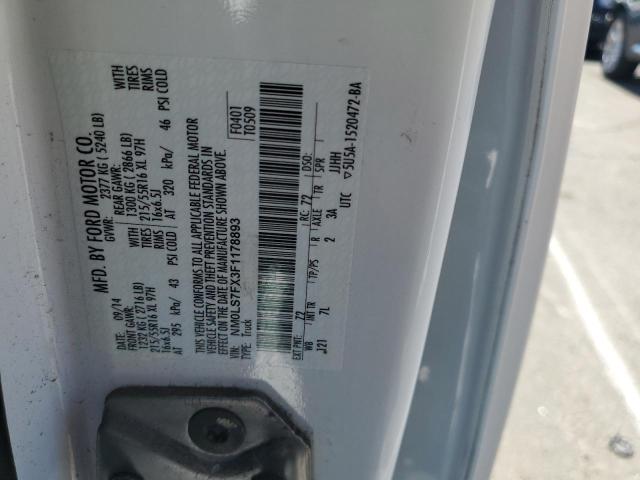NM0LS7FX3F1178893 Ford Transit Connect Xlt