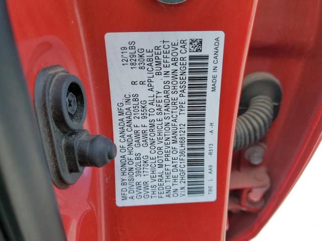 2HGFC1F36LH681212 Honda CIVIC EX