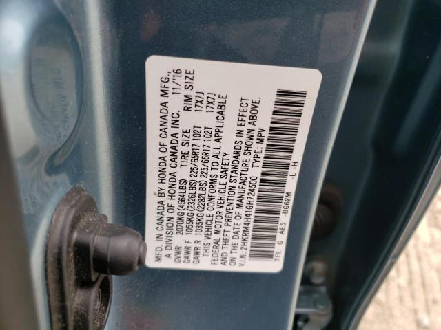 2HKRM4H41GH724500 Honda CR-V SE