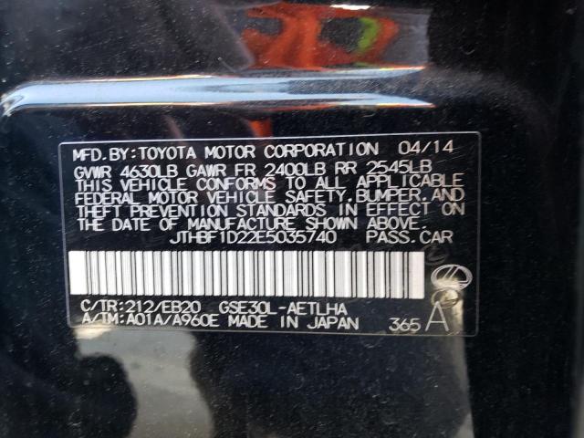 JTHBF1D22E5035740 Lexus IS 250