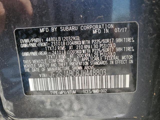 JF2SJABC8JH448803 Subaru Forester 2.5i