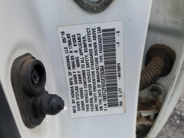 19XFC2F8XGE226364 Honda CIVIC EX