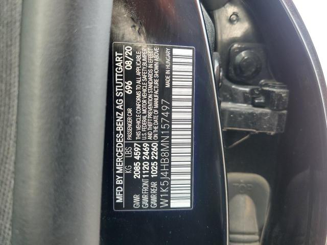W1K5J4HB8MN157497 Mercedes-Benz CLA 250 4MATIC