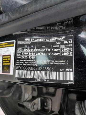 WDCGG8JB6EG228506 Mercedes-Benz Glk 350 4matic