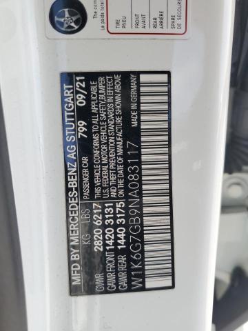 W1K6G7GB9NA083117 Mercedes-Benz S 580 4matic