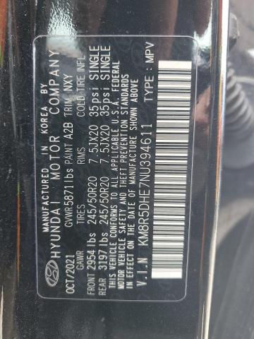 KM8R5DHE7NU394611 Hyundai Palisade Limited
