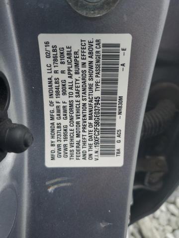 19XFC2F58GE037945 Honda Civic Lx