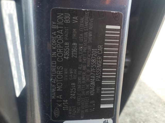 KNAGM4A77F5587201 KIA Optima Lx