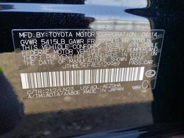 JTHBL5EF4E5129989 Lexus LS 460