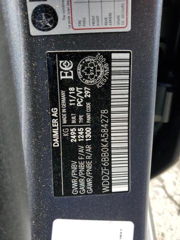 WDDZF6BB0KA584278 Mercedes-Benz E Amg 53 4