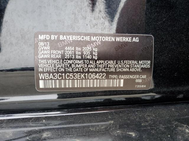 WBA3C1C53EK106422 BMW 328 I Sulev