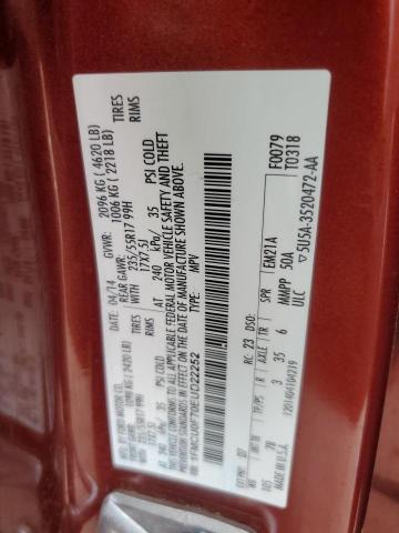 1FMCU0F70EUD22252 Ford ESCAPE S