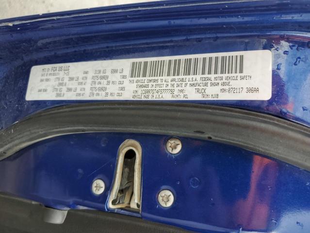1C6RR7GT4FS777792 RAM 1500 Slt