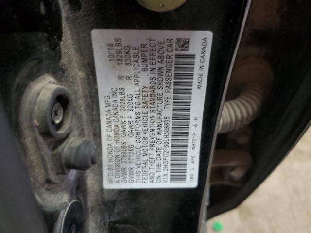 2HGFC2F60LH508835 Honda Civic Lx