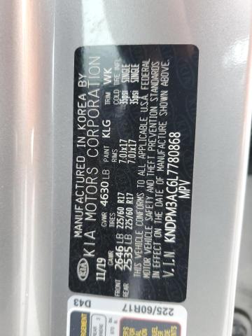 KNDPM3AC6L7780868 KIA Sportage Lx