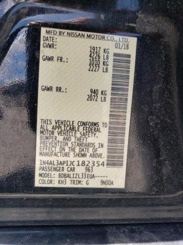 1N4AL3AP1JC182354 Nissan ALTIMA 2.5