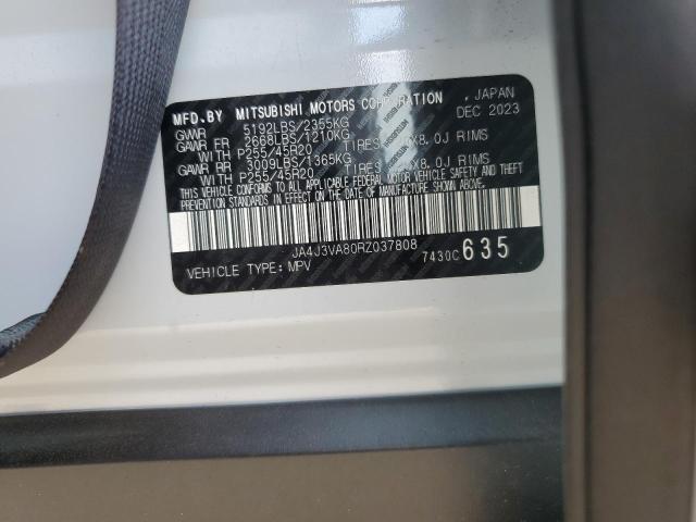 JA4J3VA80RZ037808 Mitsubishi Outlander Se