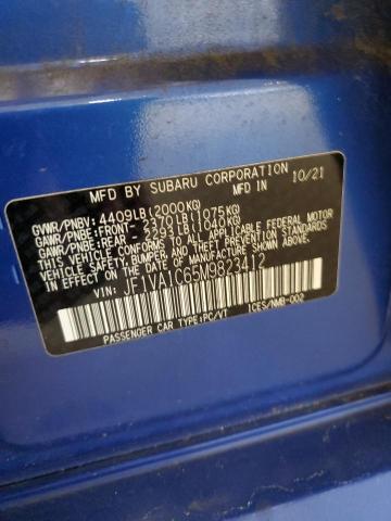 JF1VA1C65M9823412 Subaru Wrx Premium