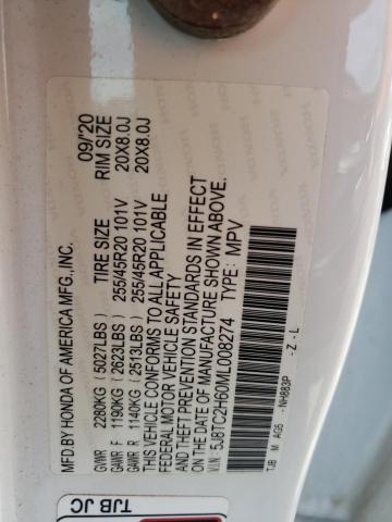 5J8TC2H60ML008274 Acura Rdx A-spec