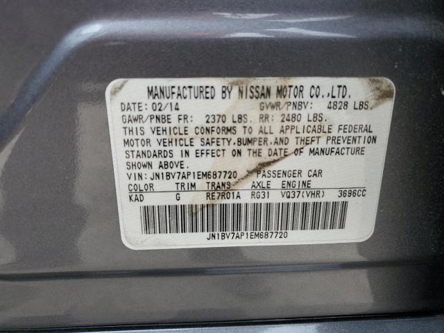 JN1BV7AP1EM687720 Infiniti Q50 BASE