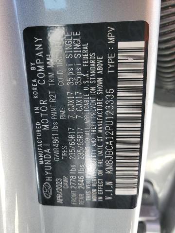 KM8JBCA12PU123336 Hyundai Tucson Blue
