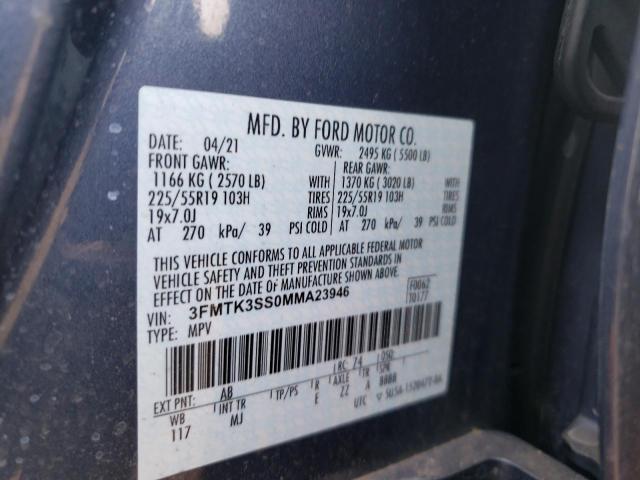 3FMTK3SS0MMA23946 Ford Mustang Mach-e Premium