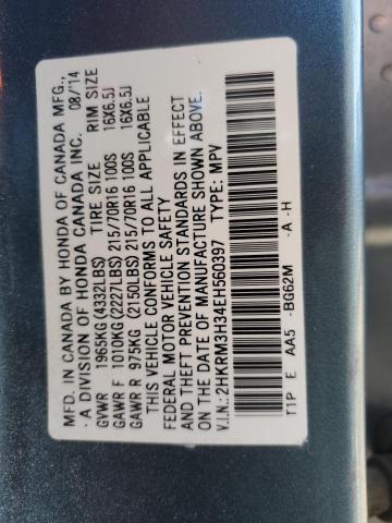 2HKRM3H34EH560397 Honda CR-V LX