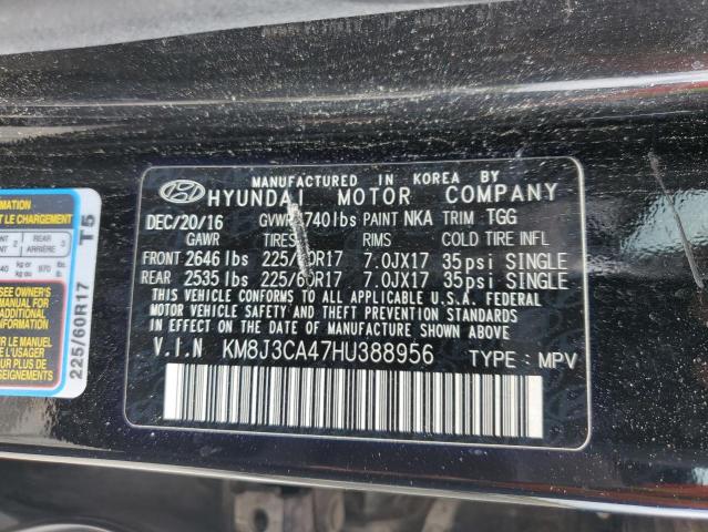 KM8J3CA47HU388956 Hyundai Tucson Limited