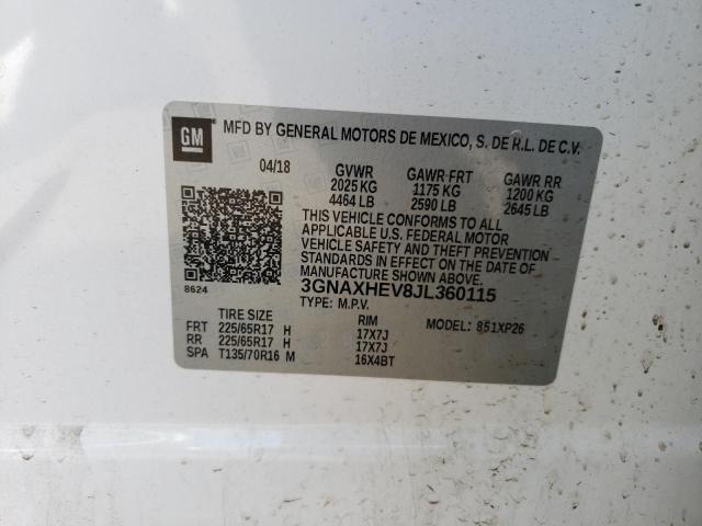 3GNAXHEV8JL360115 Chevrolet EQUINOX LS
