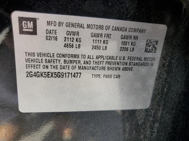 2G4GK5EX5G9171477 Buick Regal