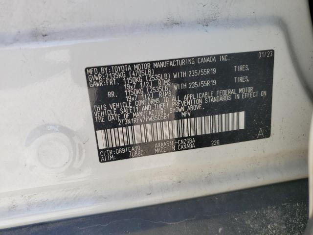 2T3N1RFV7PW350581 Toyota Rav4 Limited