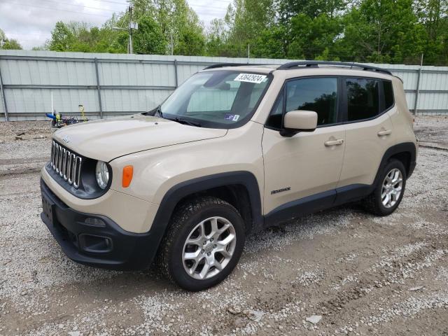 Продажа на аукционе авто 2016 Jeep Renegade Latitude, vin: ZACCJBBT5GPE34433, номер лота: 53642924