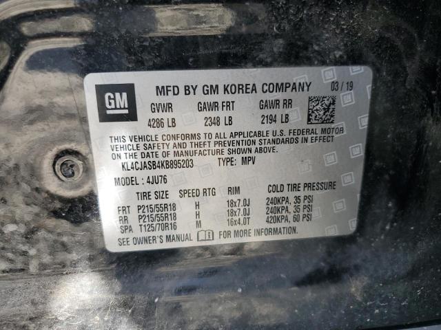 KL4CJASB4KB895203 Buick Encore Preferred
