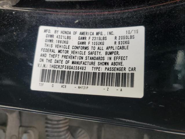 1HGCR2F56GA056483 Honda Accord Sport