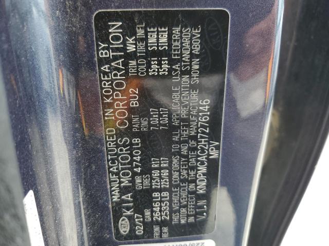 KNDPMCAC2H7276146 KIA Sportage Lx