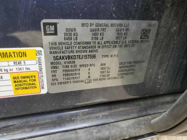 5GAKVBKD7EJ157596 Buick Enclave