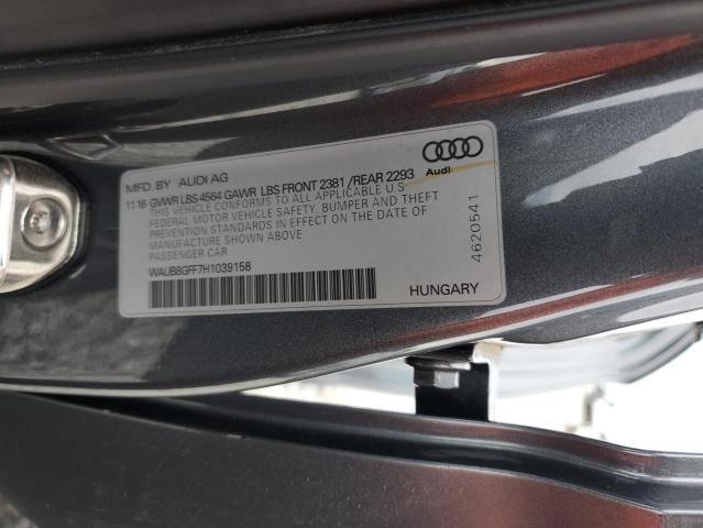 WAUB8GFF7H1039158 Audi A3 PREMIUM