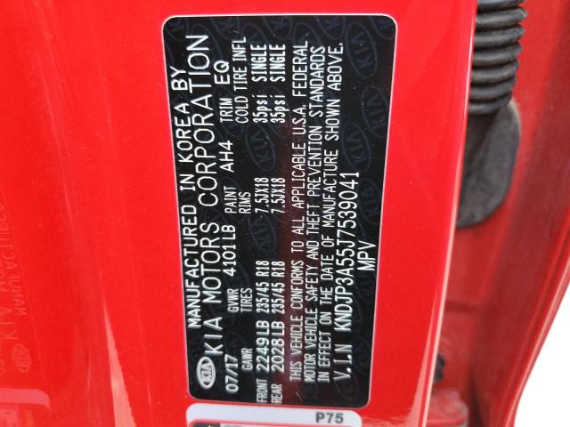 KNDJP3A55J7539041 KIA SOUL +