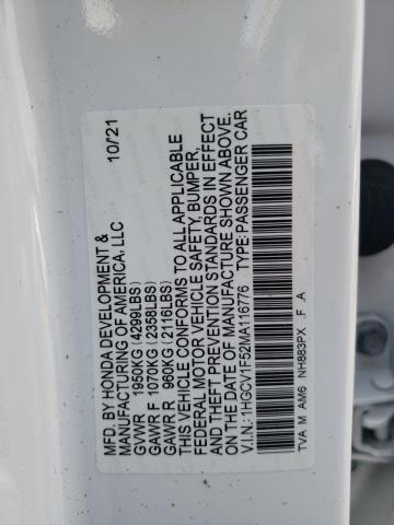 1HGCV1F52MA116776 Honda ACCORD EXL