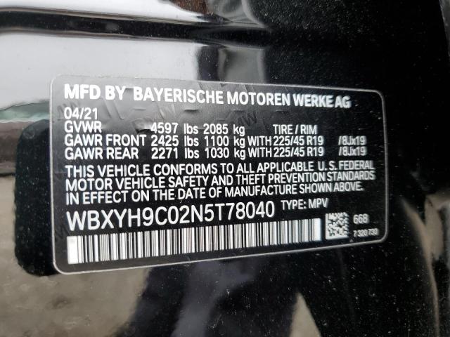 WBXYH9C02N5T78040 BMW X2 Sdrive28i