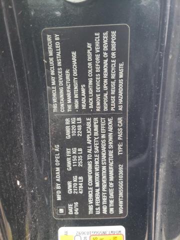 W04WT3N55GG103692 Buick Cascada Premium