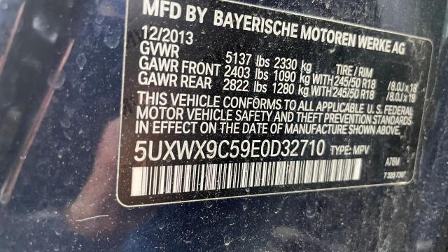 5UXWX9C59E0D32710 BMW X3 Xdrive28i