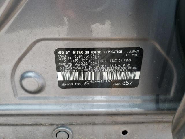 JA4AR3AUXHZ012560 Mitsubishi Outlander Sport Es