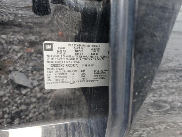 1GNSCCKC1FR250576 Chevrolet Tahoe C1500 Ltz