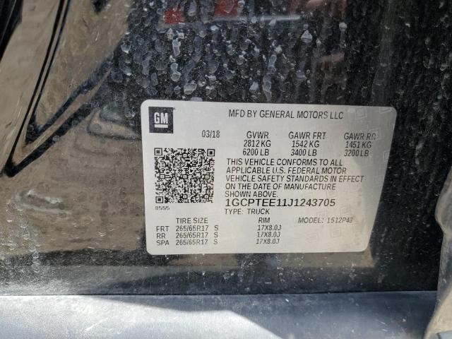 1GCPTEE11J1243705 Chevrolet Colorado Zr2